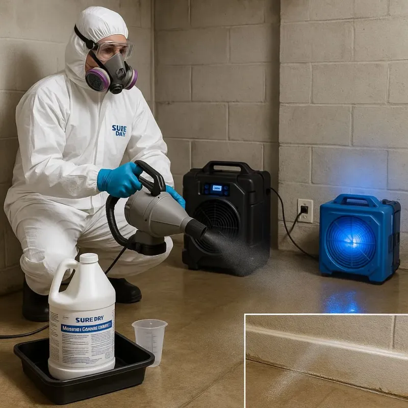Sanitization and Odor Removal process in Catonsville, MD